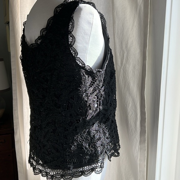 Vintage Carole Little Lace blouse - Picture 5 of 12